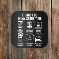 Things I Do In My Spare Time Disc Golf funny Gift Player Coaster thumb 0