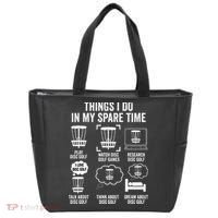 Things I Do In My Spare Time Disc Golf funny Gift Player Tote Bag thumb 0