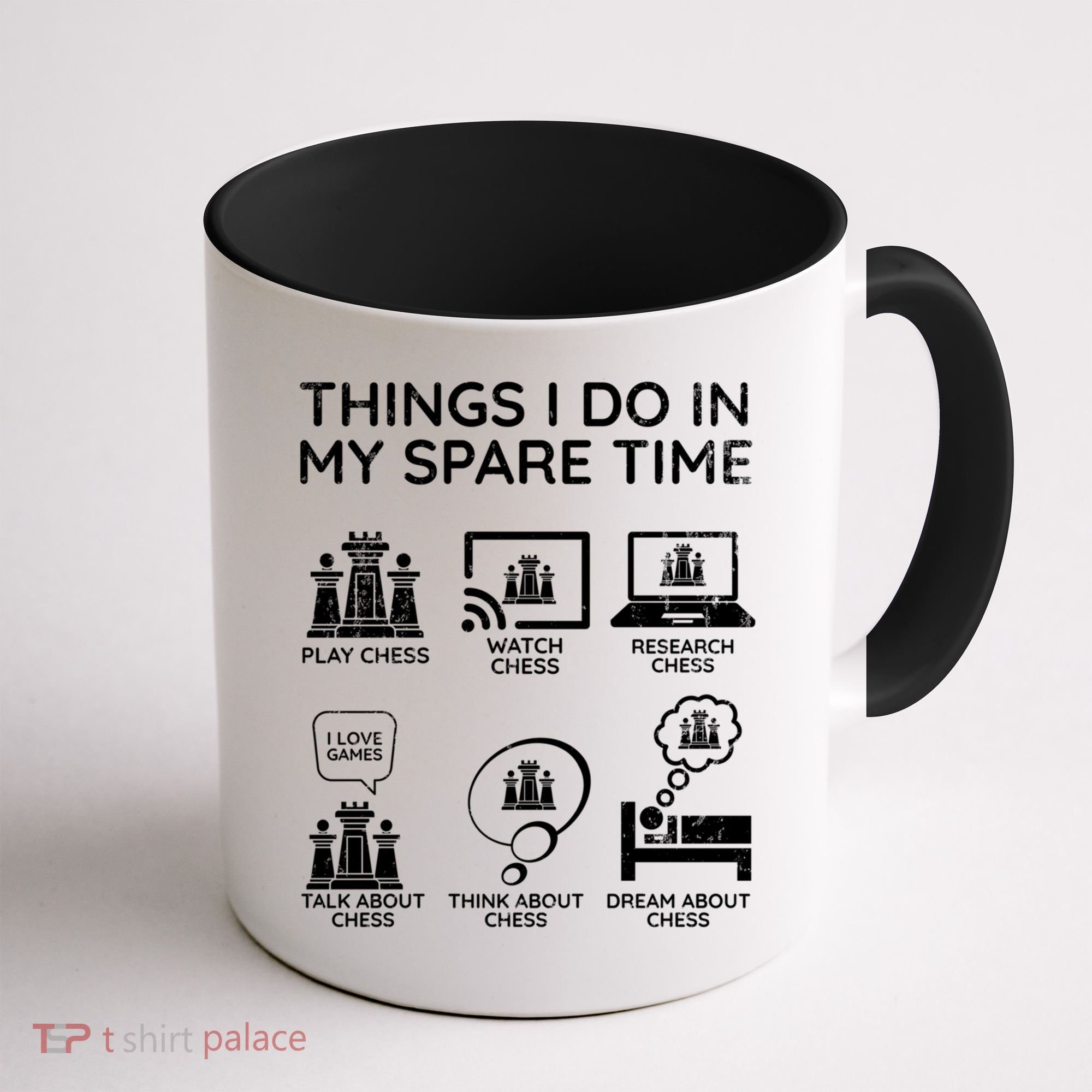 Things I Do In My Spare Time Chess Player Coffee Mug