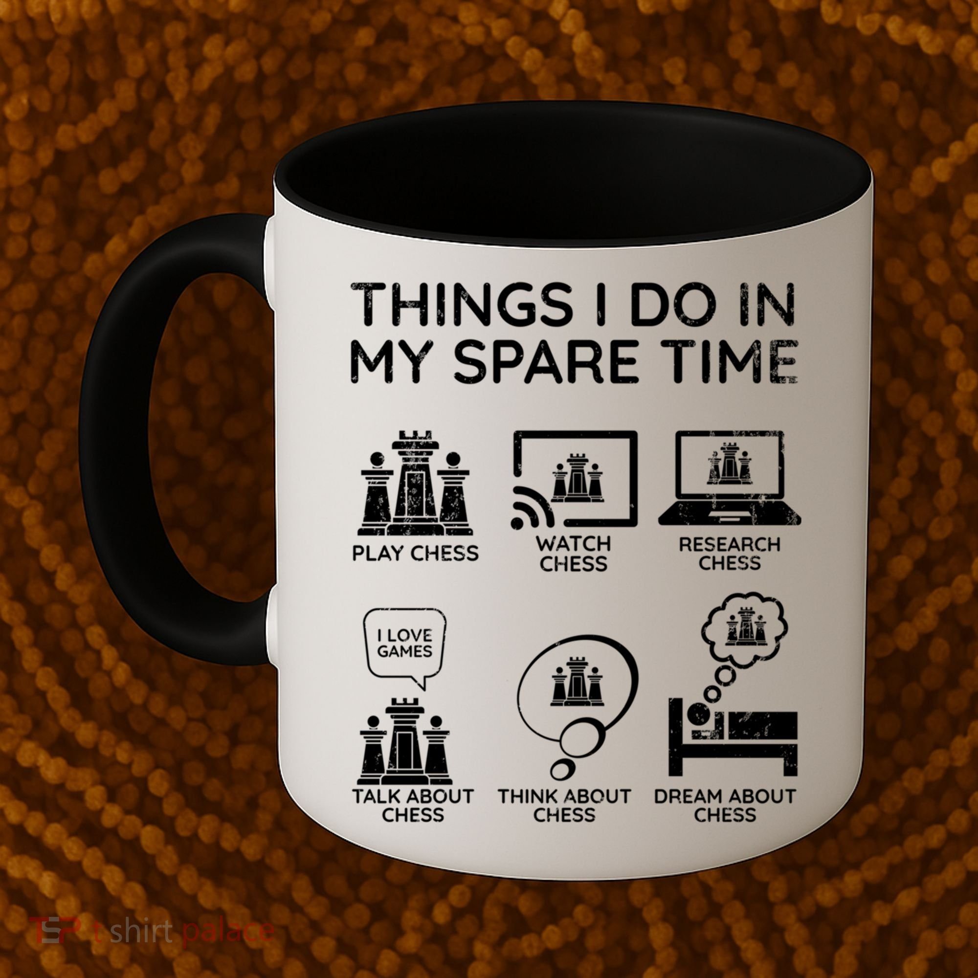 Things I Do In My Spare Time Chess Player Coffee Mug