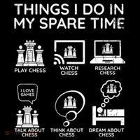 Things I Do In My Spare Time Chess Player Women's Hoodie thumb 2