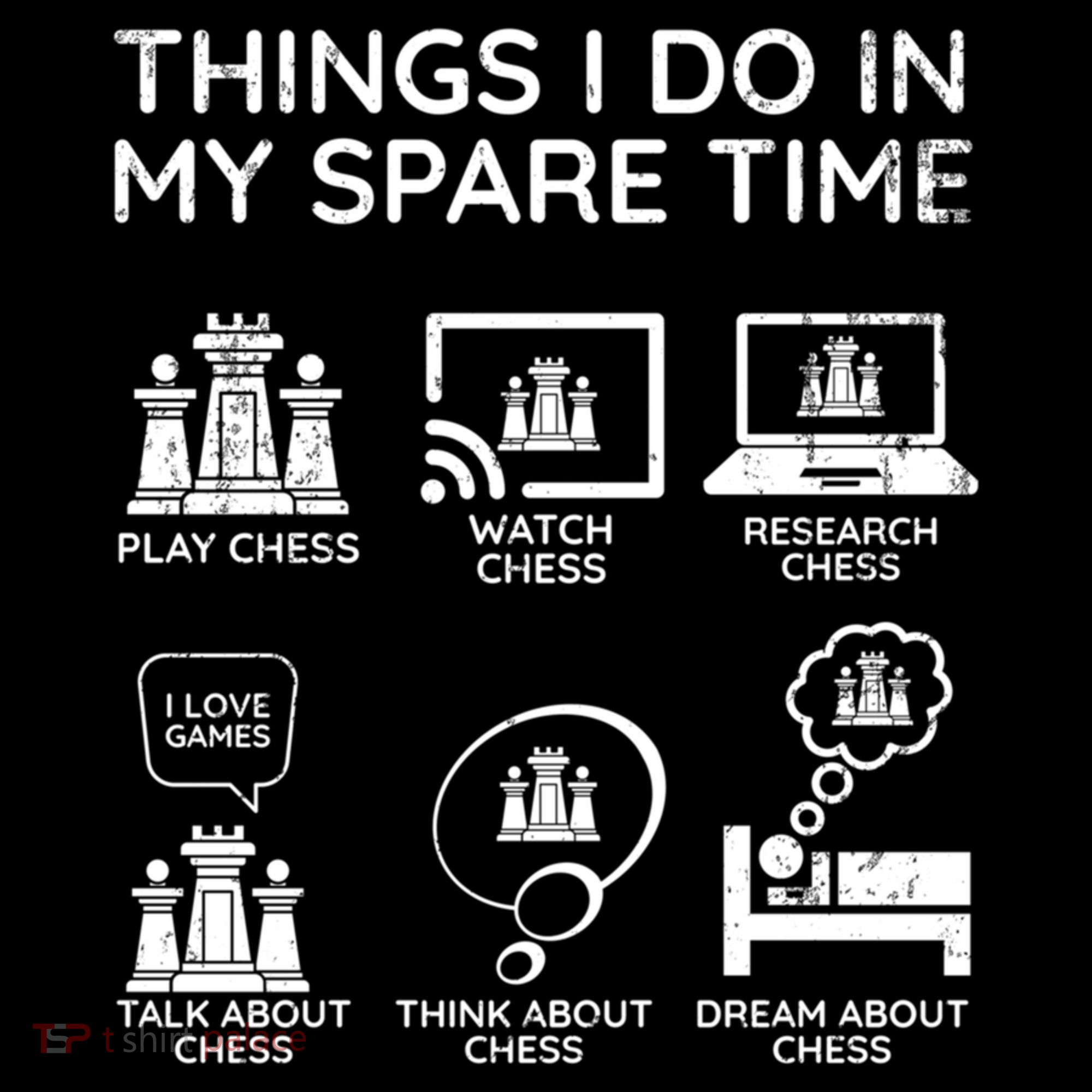 Things I Do In My Spare Time Chess Player Women's Hoodie