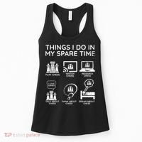 Things I Do In My Spare Time Chess Player Women's Tank Top thumb 0