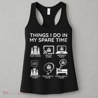 Things I Do In My Spare Time Chess Player Women's Tank Top thumb 3
