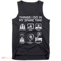 Things I Do In My Spare Time Chess Player Tank Top thumb 0