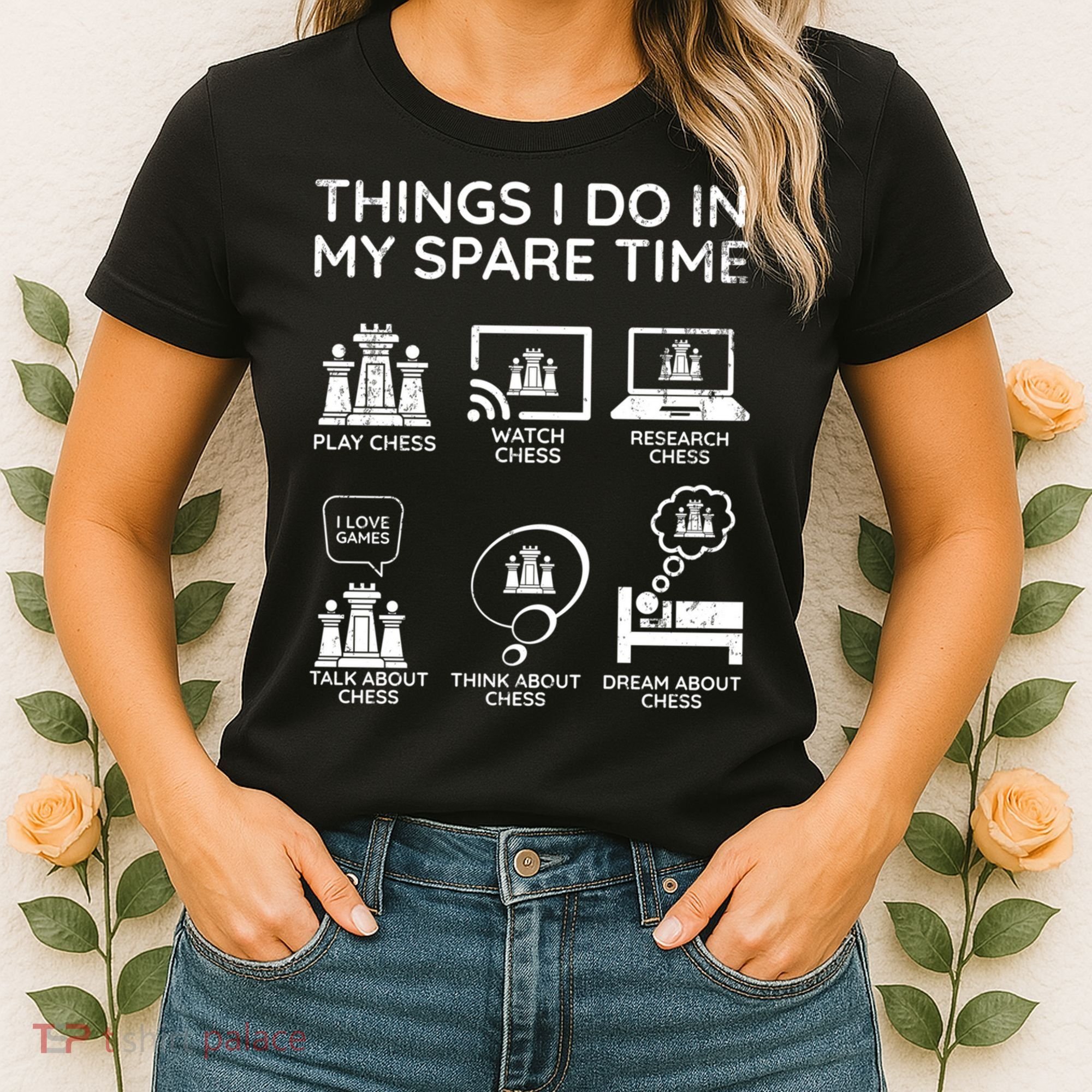 Things I Do In My Spare Time Chess Player Women's T-Shirt