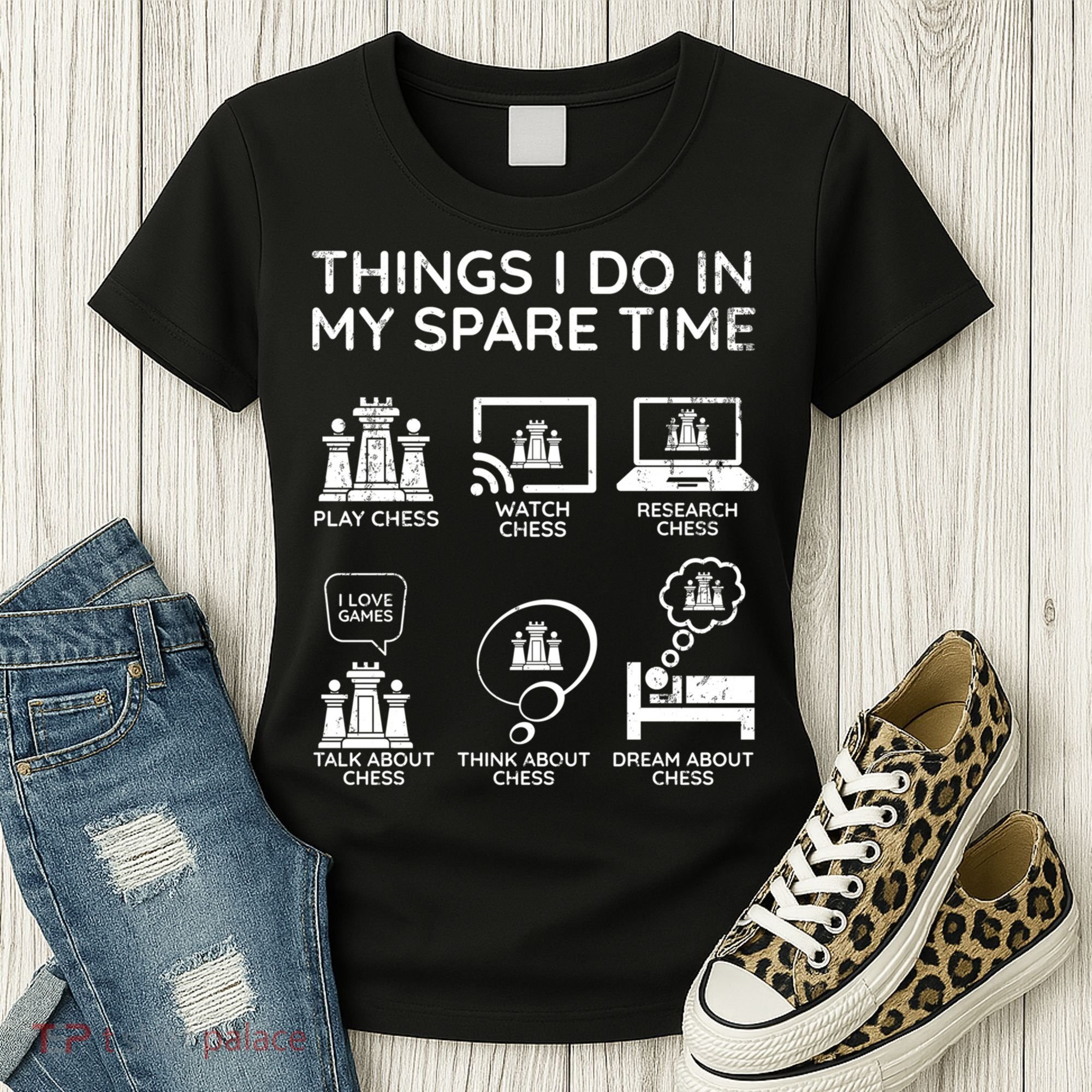 Things I Do In My Spare Time Chess Player Women's T-Shirt
