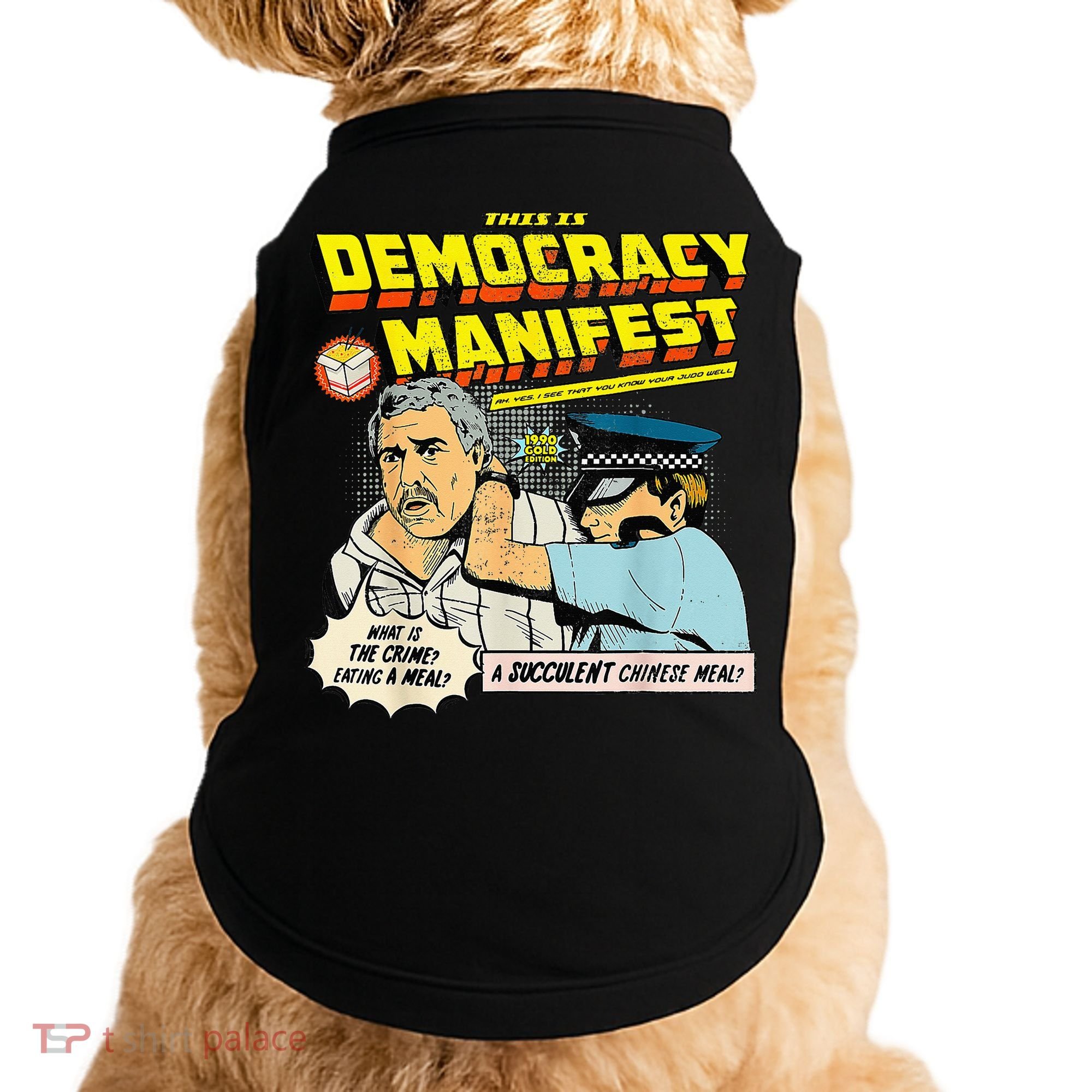 This Is Democracy Manifest Doggie Tank