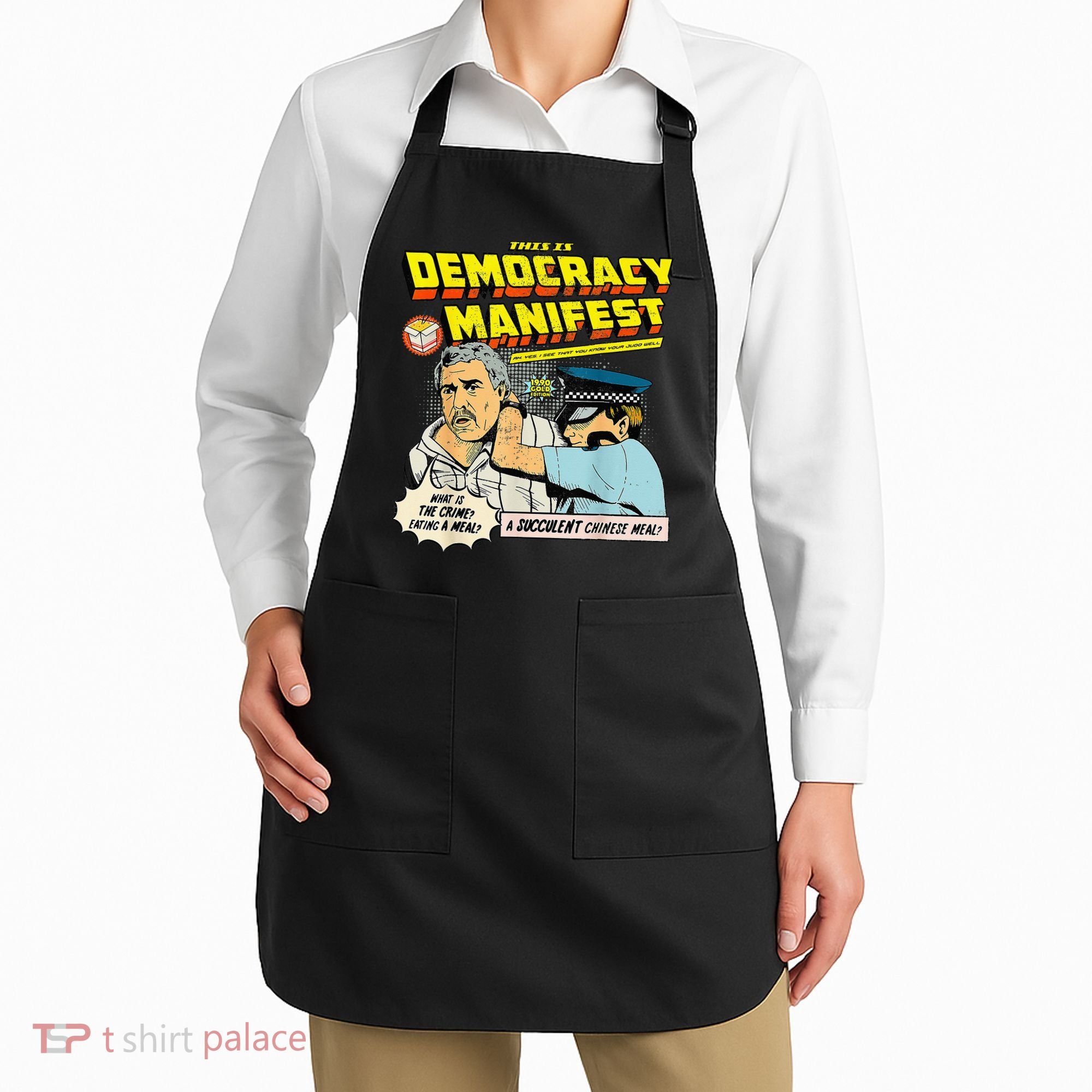 This Is Democracy Manifest Apron