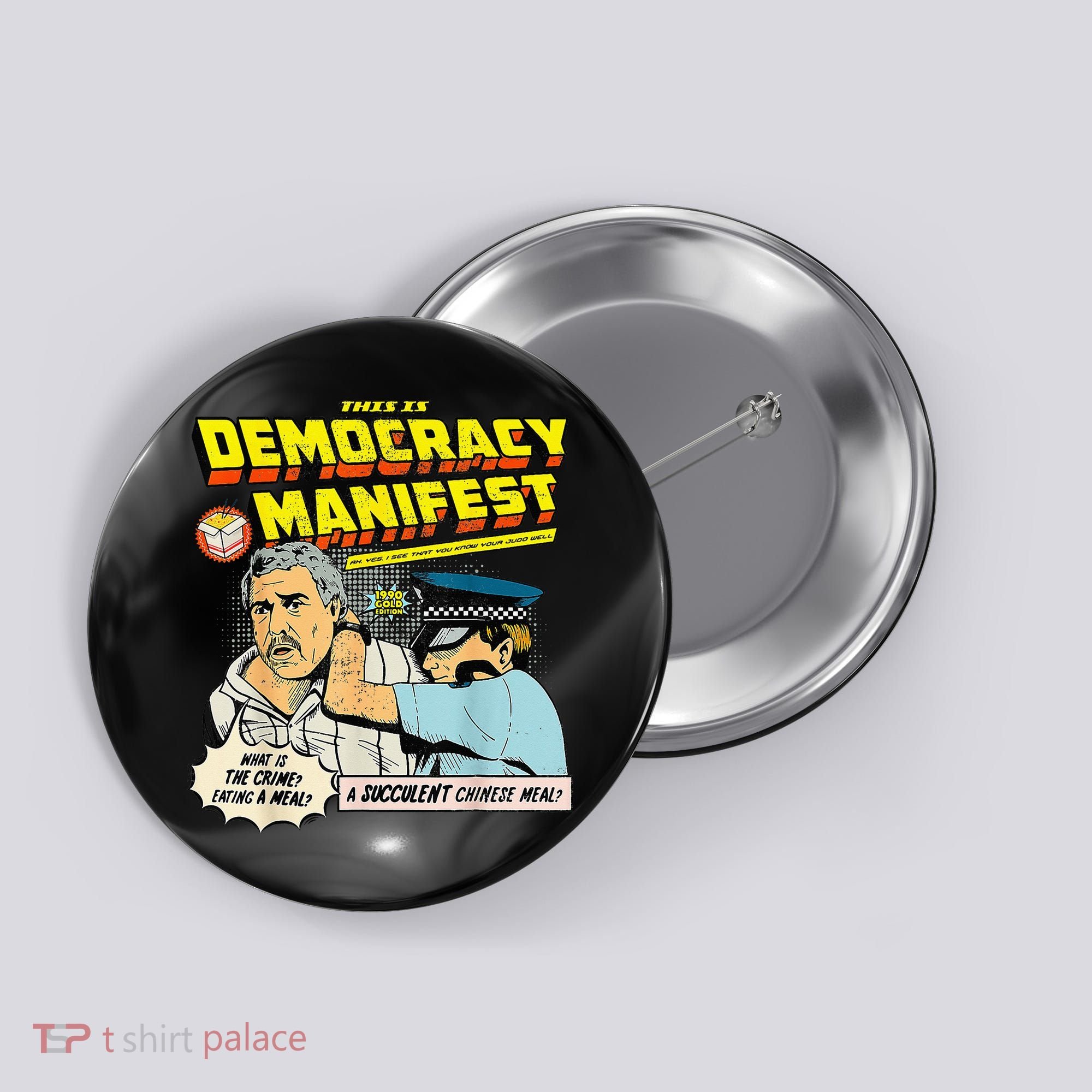 This Is Democracy Manifest Button