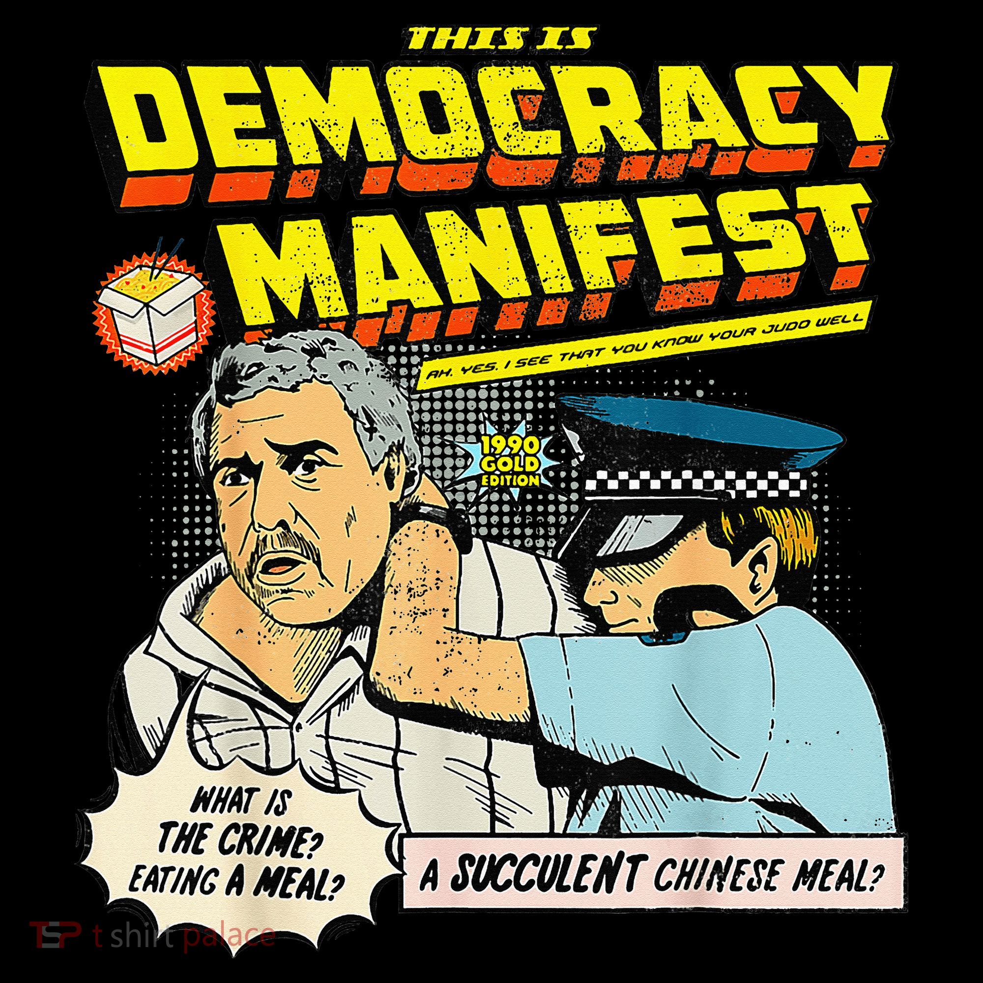 This Is Democracy Manifest Coaster