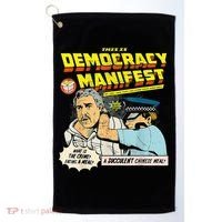 This Is Democracy Manifest Golf Towel thumb 0