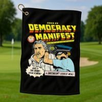 This Is Democracy Manifest Golf Towel thumb 1