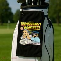 This Is Democracy Manifest Golf Towel thumb 2