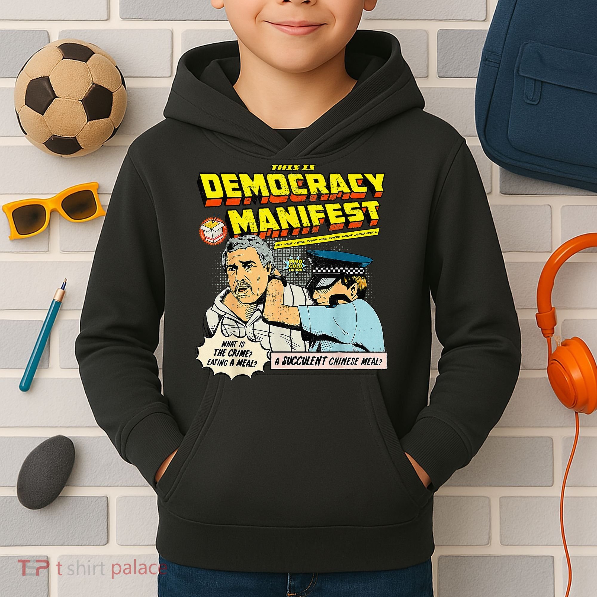 This Is Democracy Manifest Kids Hoodie