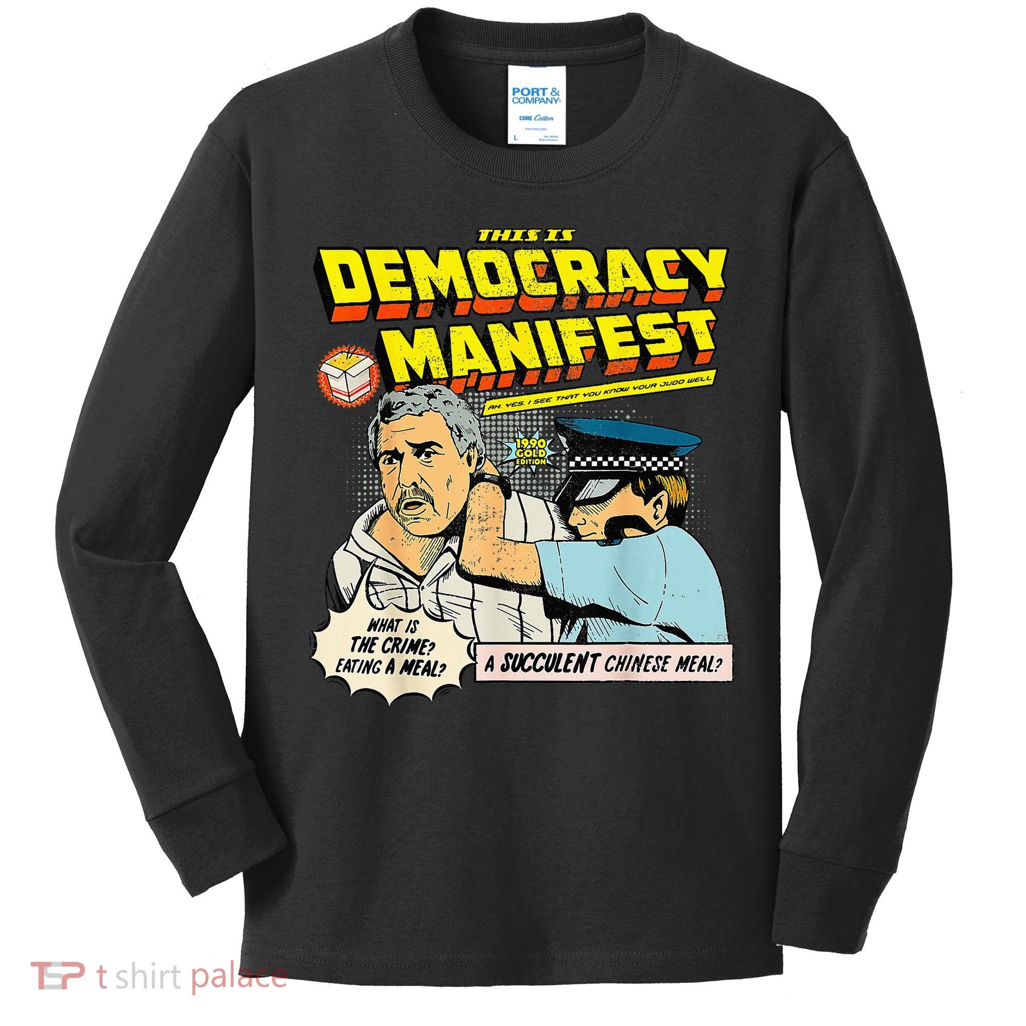 This Is Democracy Manifest Kids Long Sleeve Shirt