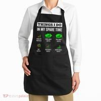 Things I Do In My Spare Time Trading Funny Crypto Investing Apron thumb 2