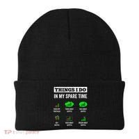 Things I Do In My Spare Time Trading Funny Crypto Investing Beanie thumb 0