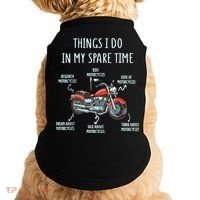 Things I Do In My Spare Time Motorcycle Biker Rider Riding Doggie Tank thumb 0