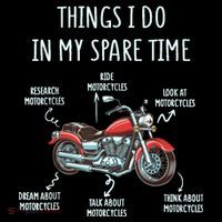 Things I Do In My Spare Time Motorcycle Biker Rider Riding Coffee Mug thumb 5