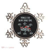Things I Do In My Spare Time Motorcycle Biker Rider Riding Ornament thumb 0