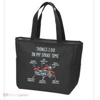Things I Do In My Spare Time Motorcycle Biker Rider Riding Tote Bag thumb 3
