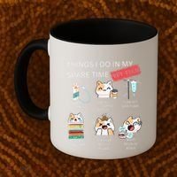Thing I Do In My Spare Time Vet Tech Veterinary Technician Coffee Mug thumb 2