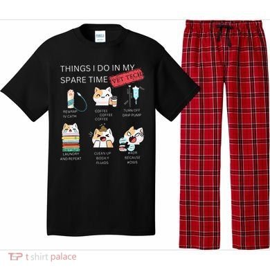 Thing I Do In My Spare Time Vet Tech Veterinary Technician Pajama Set