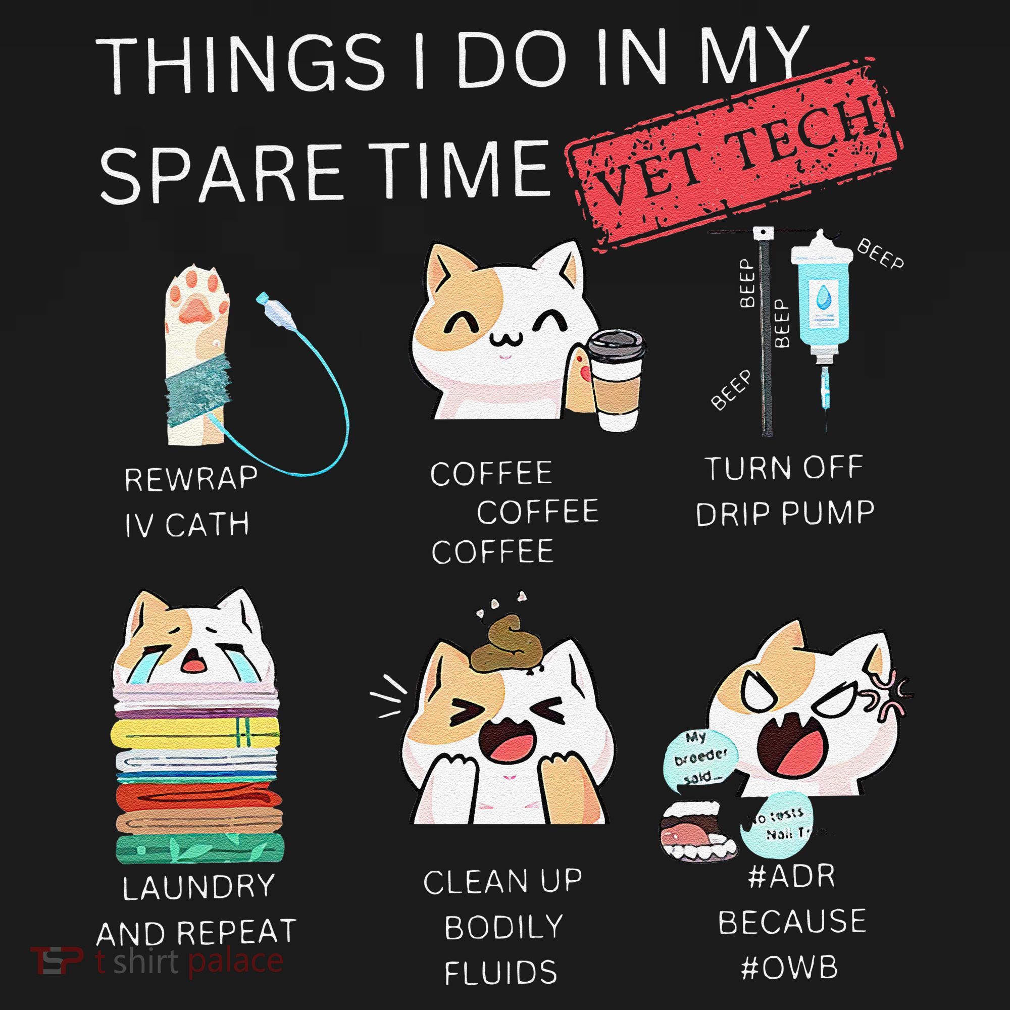 Thing I Do In My Spare Time Vet Tech Veterinary Technician Pajama Set