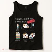 Thing I Do In My Spare Time Vet Tech Veterinary Technician Tank Top thumb 2