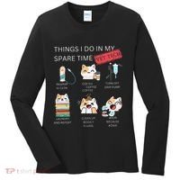 Thing I Do In My Spare Time Vet Tech Veterinary Technician Women's Long Sleeve Shirt thumb 0