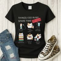 Thing I Do In My Spare Time Vet Tech Veterinary Technician Women's T-Shirt thumb 3