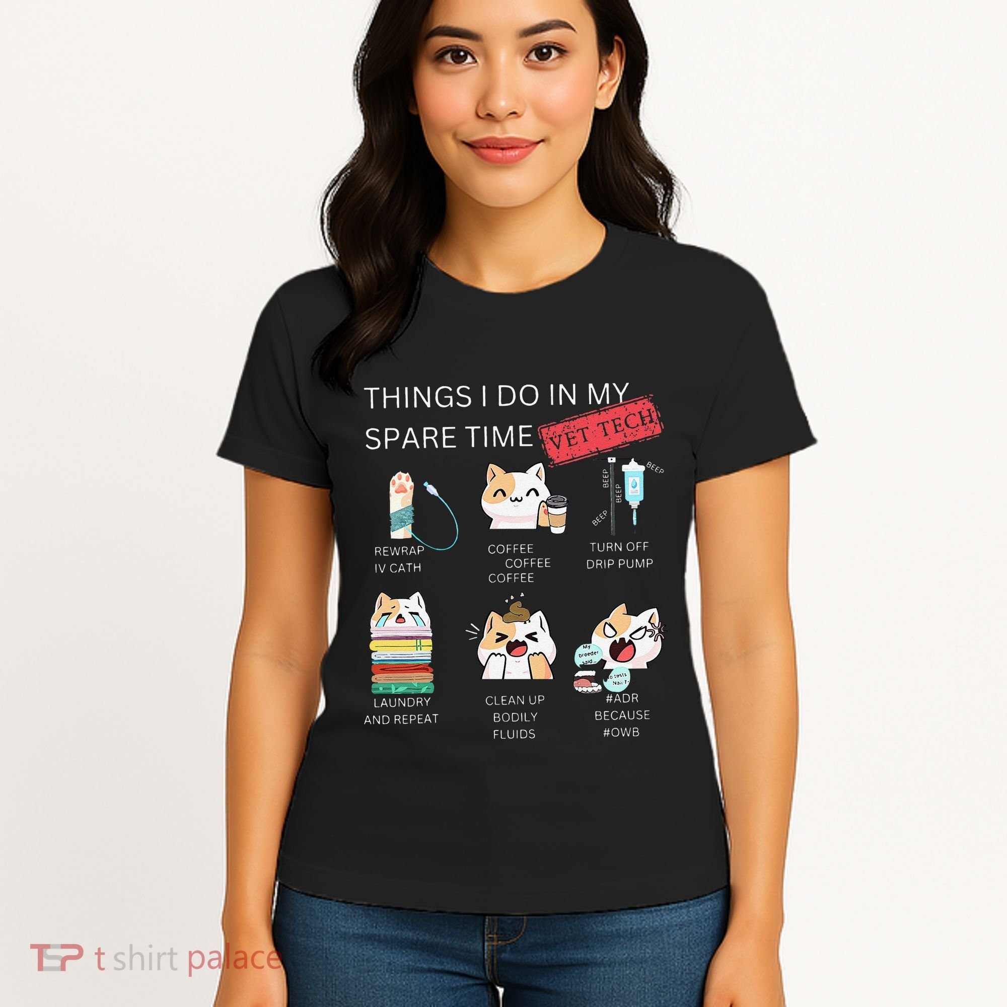 Thing I Do In My Spare Time Vet Tech Veterinary Technician Women's T-Shirt