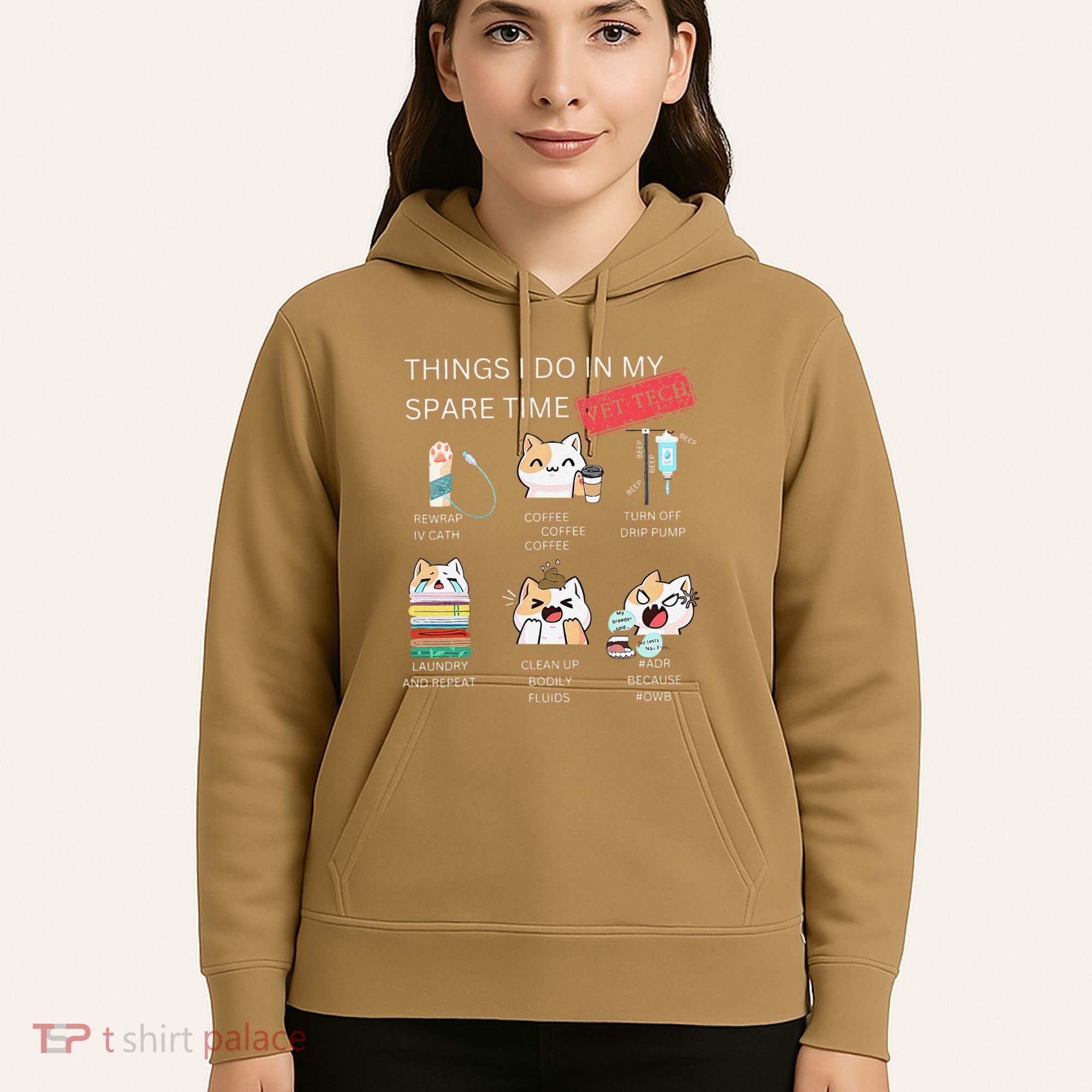 Thing I Do In My Spare Time Vet Tech Veterinary Technician Hoodie