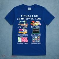 Things I Do In My Spare Time Sew Fabric Sewing Quilting T-Shirt thumb 5