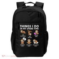 Things I Do In My Spare Time Chilling Sloth Cute Kawaii Backpack thumb 0