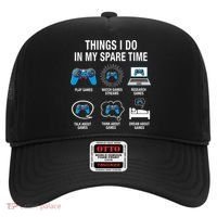 Things I Do In My Spare Time Funny Video Games Xmas Gamers Gift Hat thumb 0