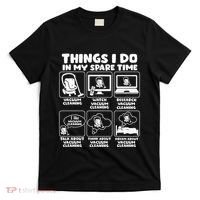Things I Do In My Spare Time Vacuum Cleaning T-Shirt thumb 0