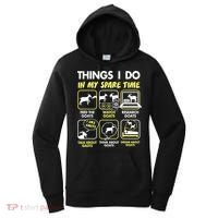 Things I Do In My Spare Time Goat Lover Funny Women's Hoodie thumb 0