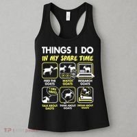Things I Do In My Spare Time Goat Lover Funny Women's Tank Top thumb 3