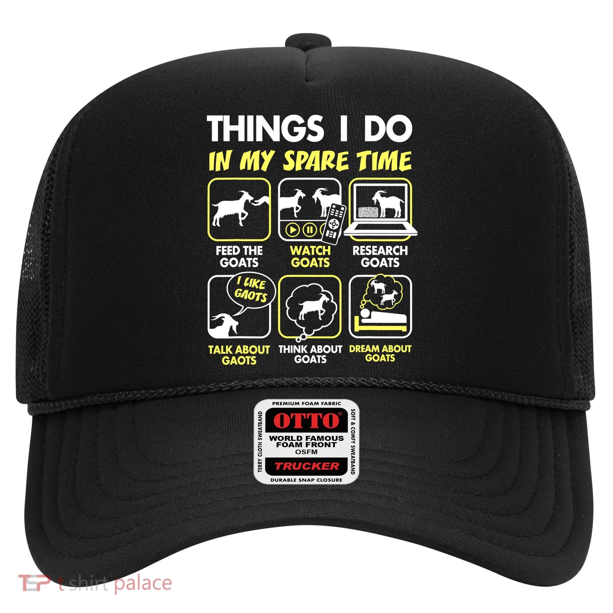 Things I Do In My Spare Time Goat Lover Funny Hat