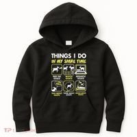 Things I Do In My Spare Time Goat Lover Funny Kids Hoodie thumb 0