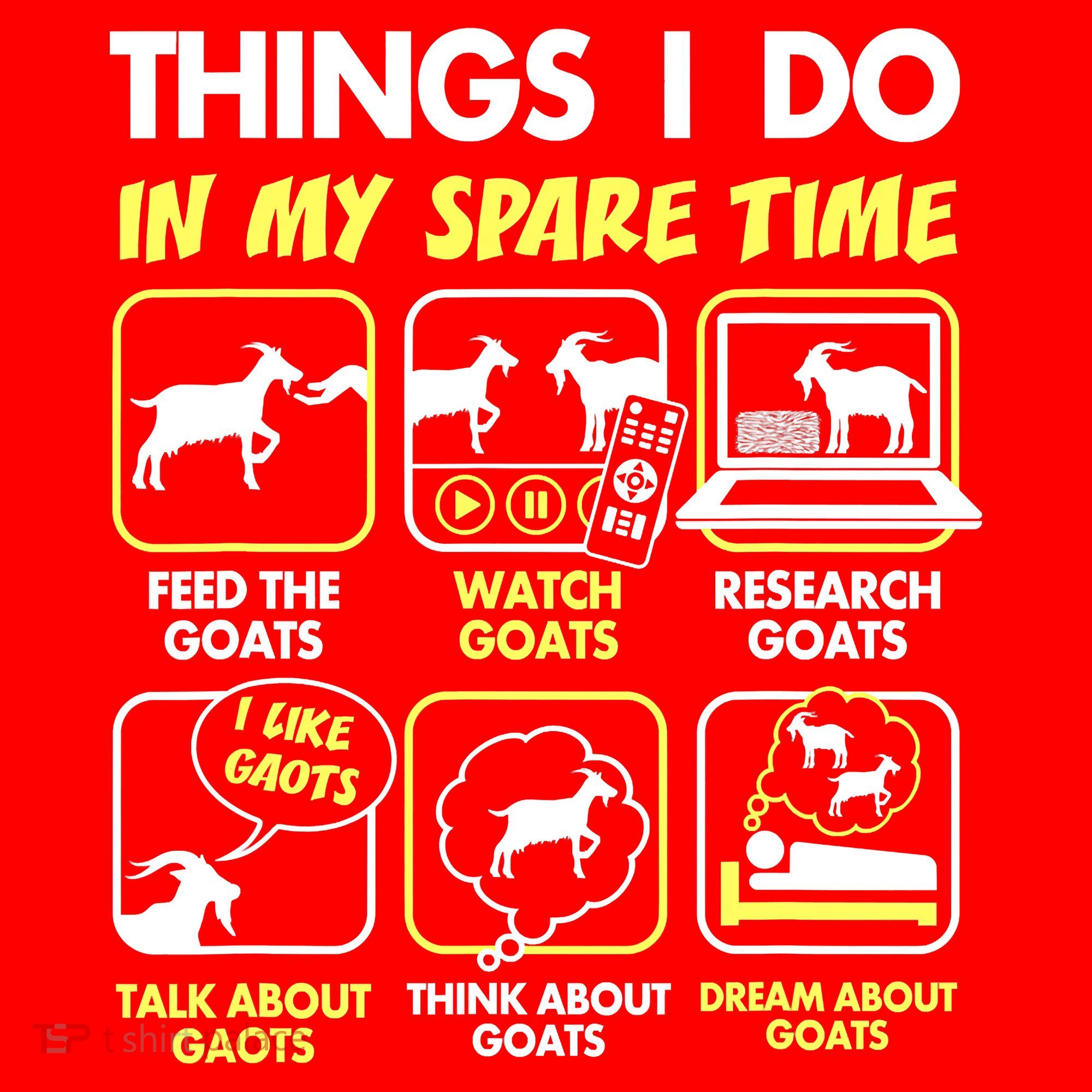 Things I Do In My Spare Time Goat Lover Funny Santa Hat