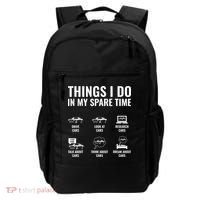 Things I Do In My Spare Time Funny Car Guy Car Enthusiast Backpack thumb 0