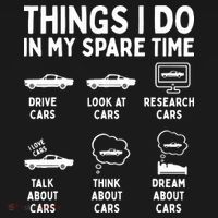 Things I Do In My Spare Time Car Enthusiast Funny Car Guy Sweatshirt thumb 3