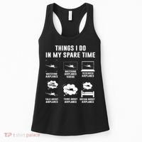 Things I Do In My Spare Time Airplane Women's Tank Top thumb 0