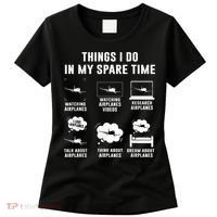 Things I Do In My Spare Time Airplane Women's T-Shirt thumb 0