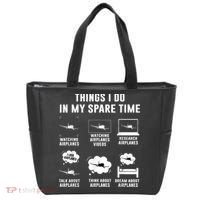 Things I Do In My Spare Time Airplane Tote Bag thumb 0