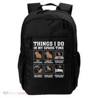 Things I Do In My Spare Time Capybara Funny Rodent Backpack thumb 0