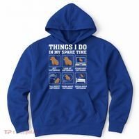 Things I Do In My Spare Time Capybara Funny Rodent Hoodie thumb 0